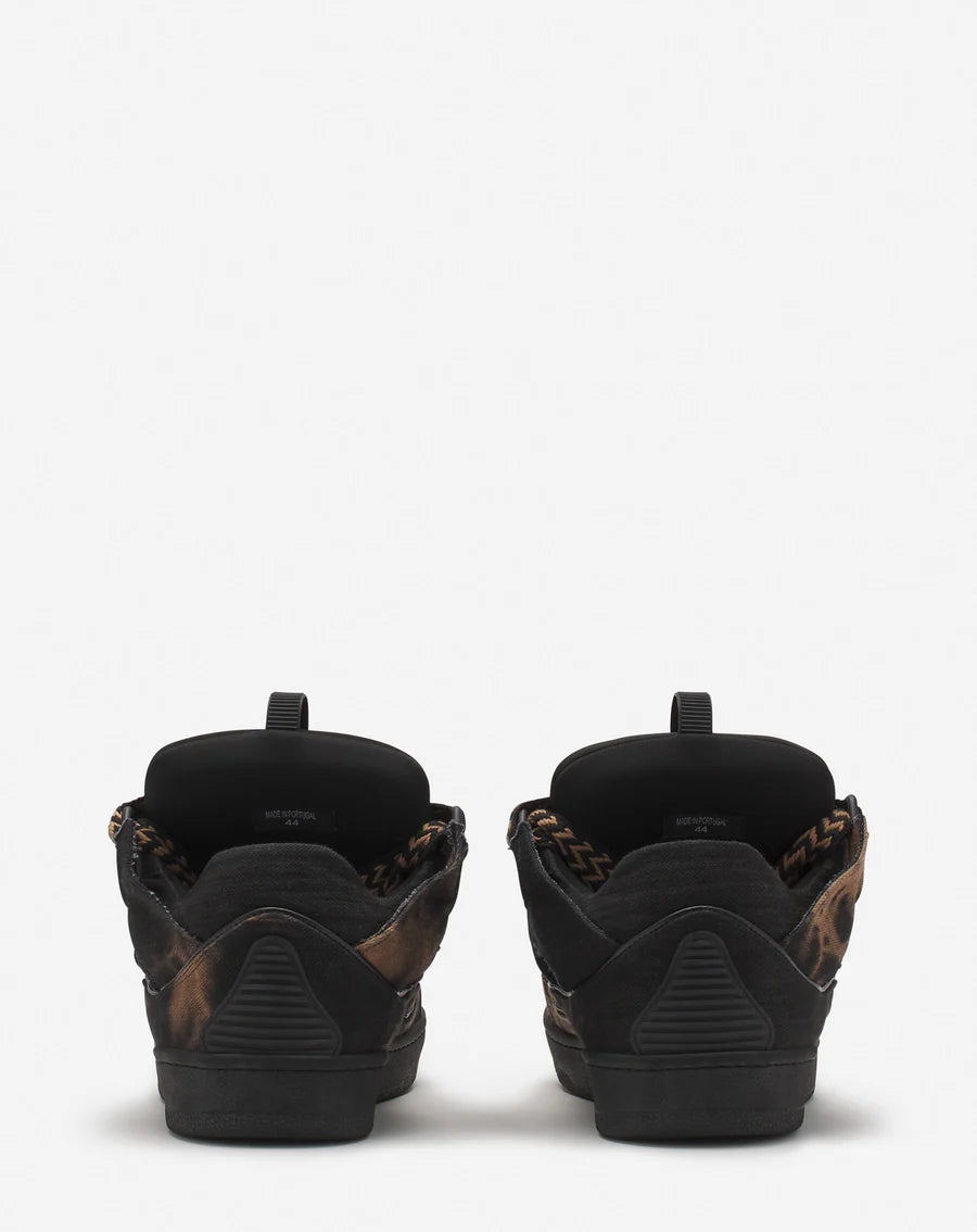 Lanvin Curb washed denim sneakers