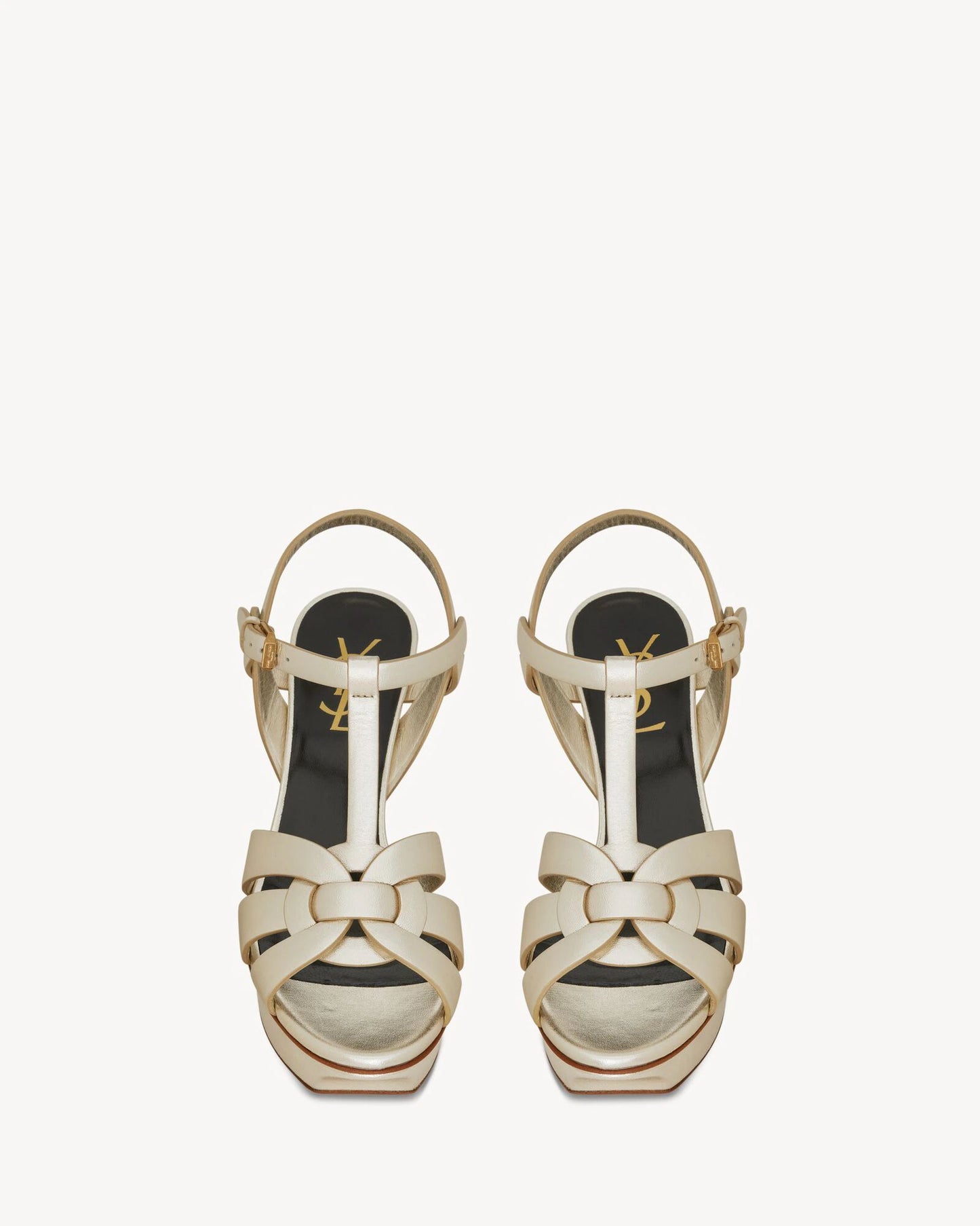 Tribute Sandals in Metallic Leather