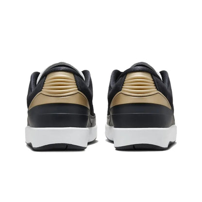 JORDAN 2 RETRO LOW BLACK METALLIC GOLD