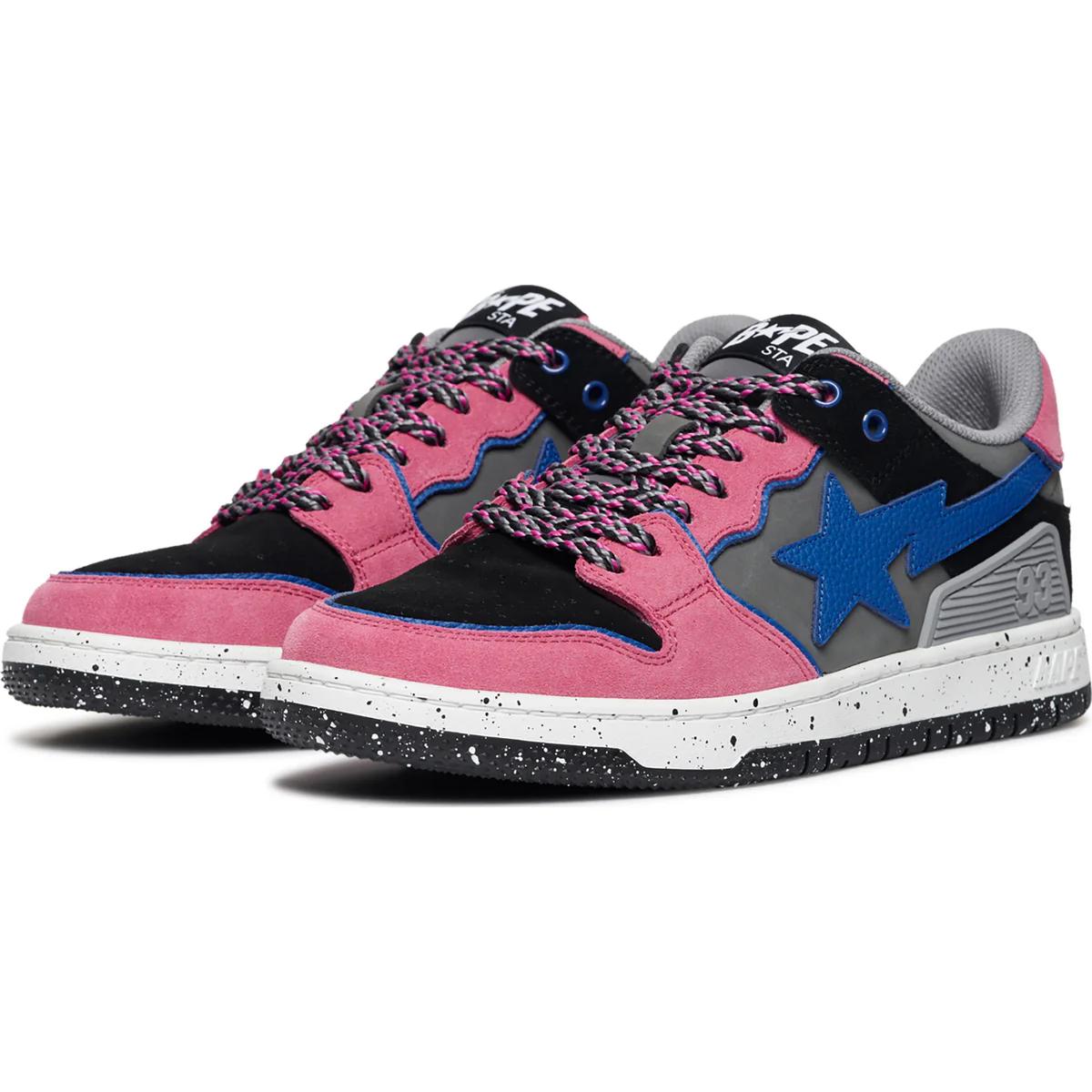 A BATHING APE MEN FOOTWEAR BAPE SK8 STA #1 MENS (Beige, Blue, Pink)