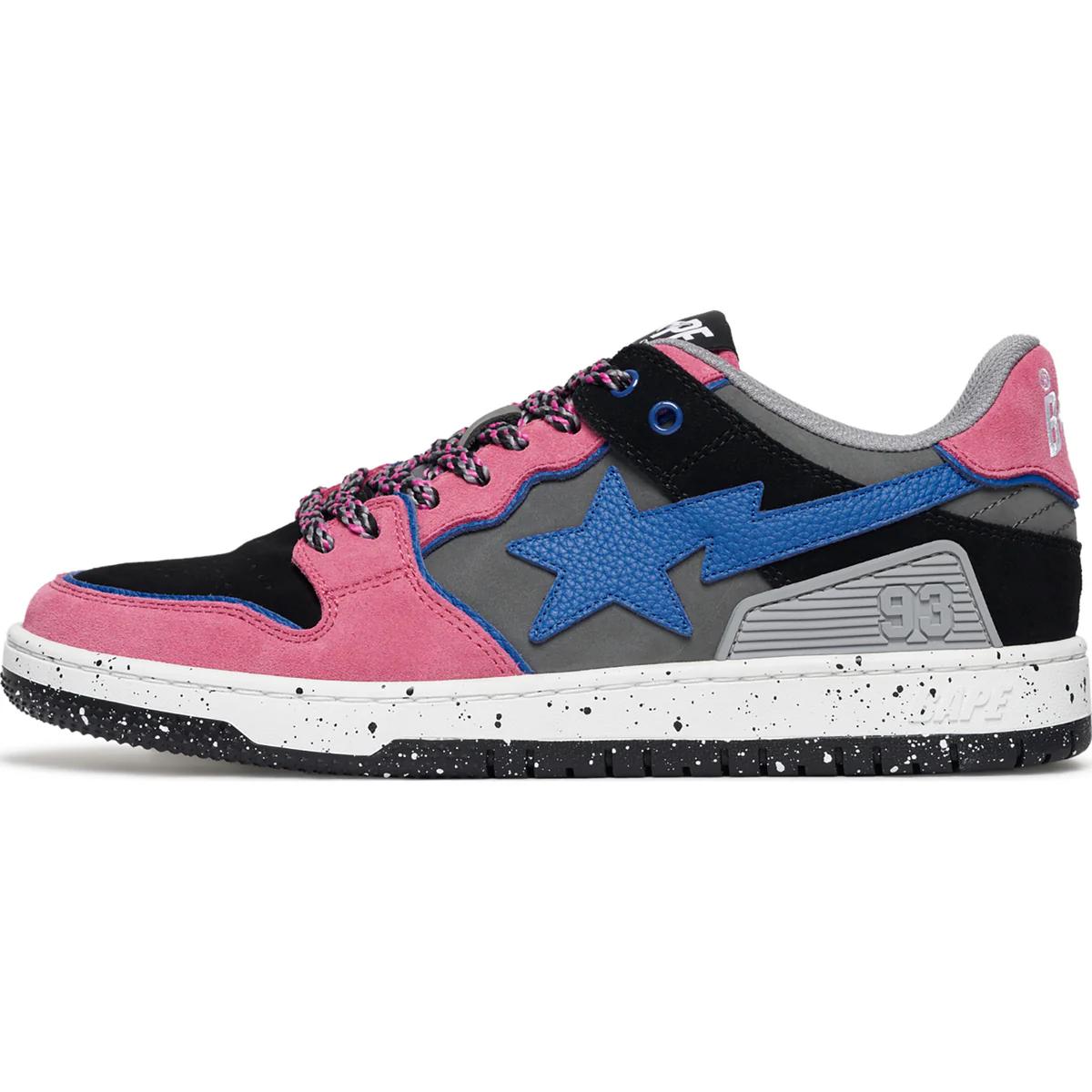 A BATHING APE MEN FOOTWEAR BAPE SK8 STA #1 MENS (Beige, Blue, Pink)