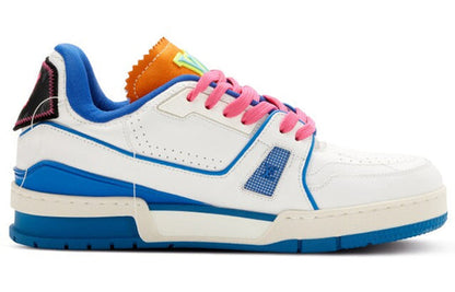 LOUIS VUITTON TRAINERS 'WHITE PINK BLUE FOR SAINT-TROPEZ'