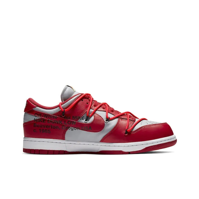 NIKE DUNK LOW OFF WHITE UNIVERSITY RED