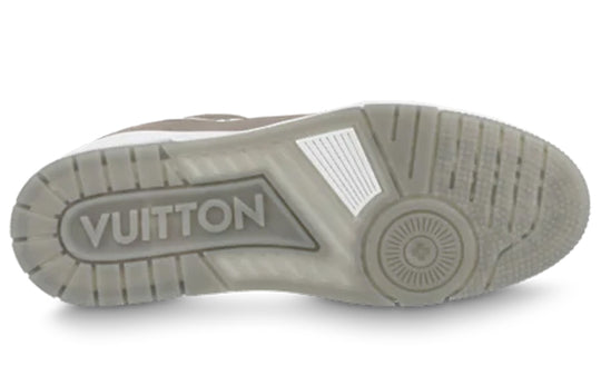 LOUIS VUITTON TRAINER SNEAKERS 'GREY WHITE' 1A8KB8