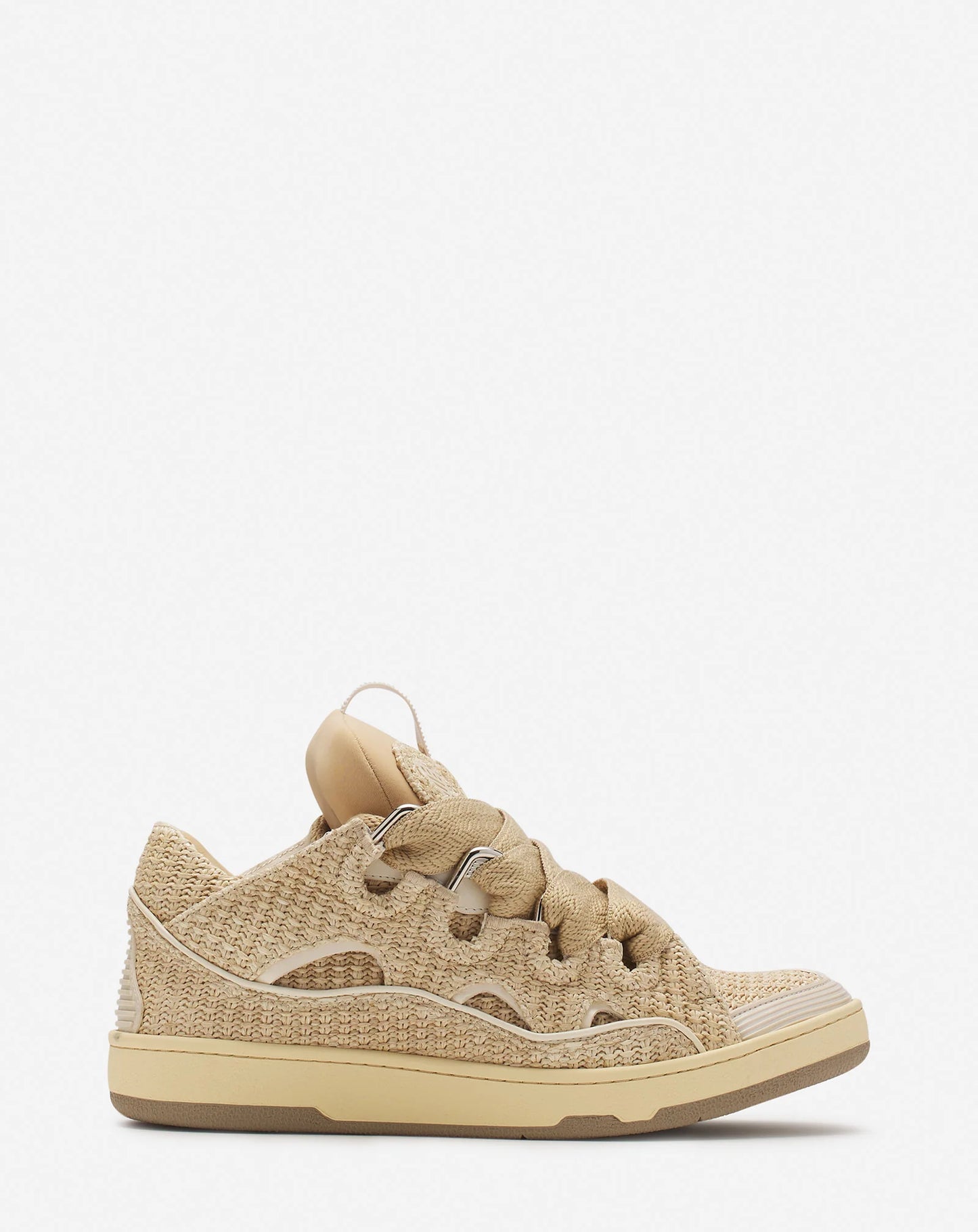 Lanvin Curb raffia sneakers