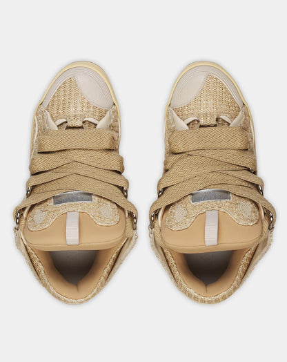 Lanvin Curb raffia sneakers