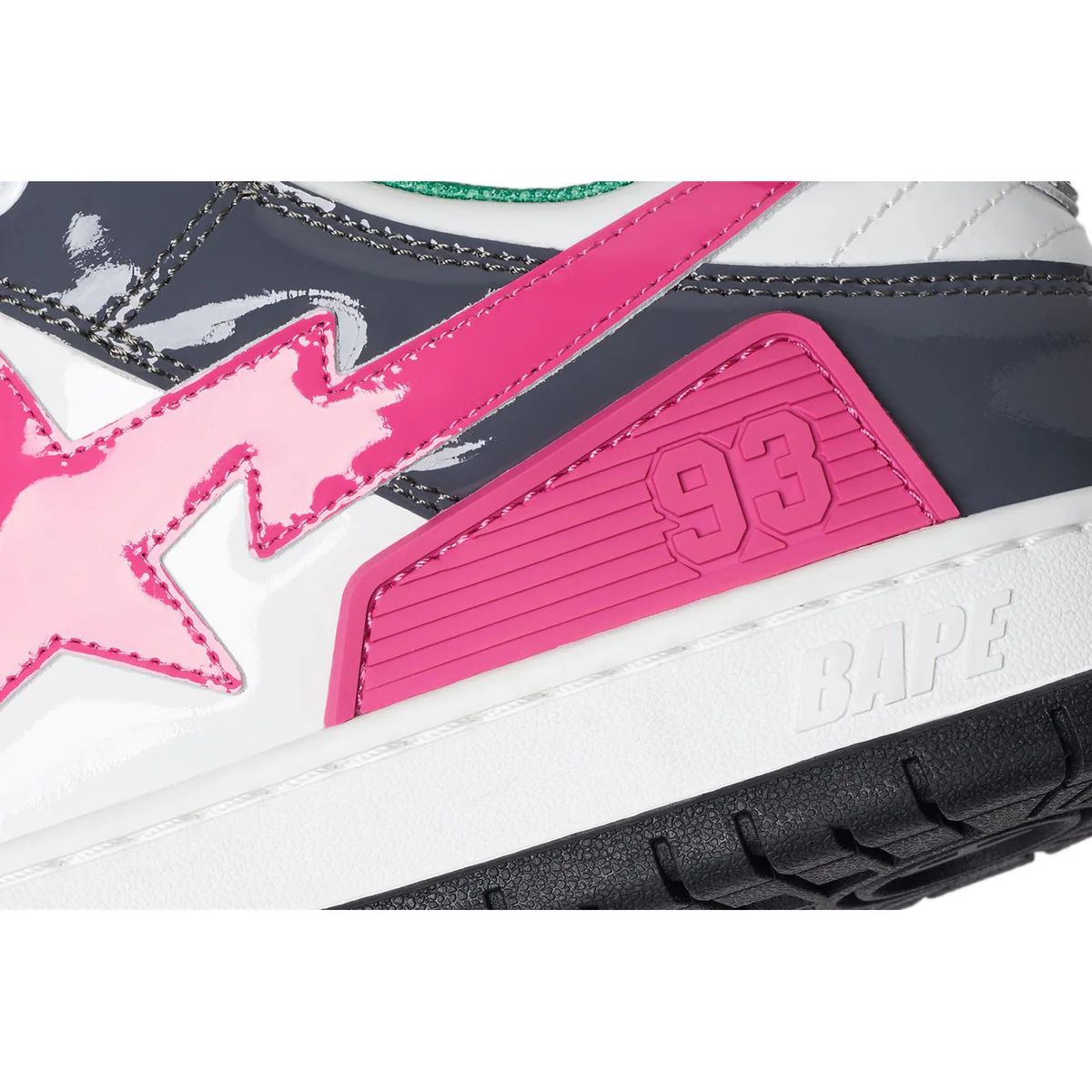 A BATHING APE MEN FOOTWEAR BAPE SK8 STA BOLD #2 MENS