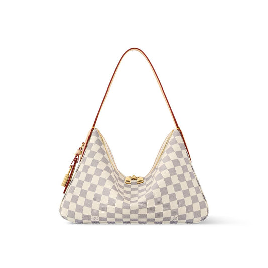 LV Handbag Slouchy PM - Damier Azur