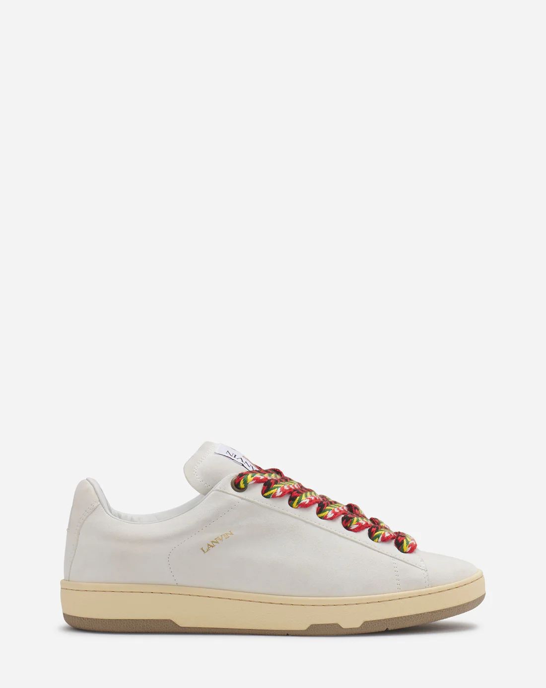 Suede Curb Lite Sneakers White