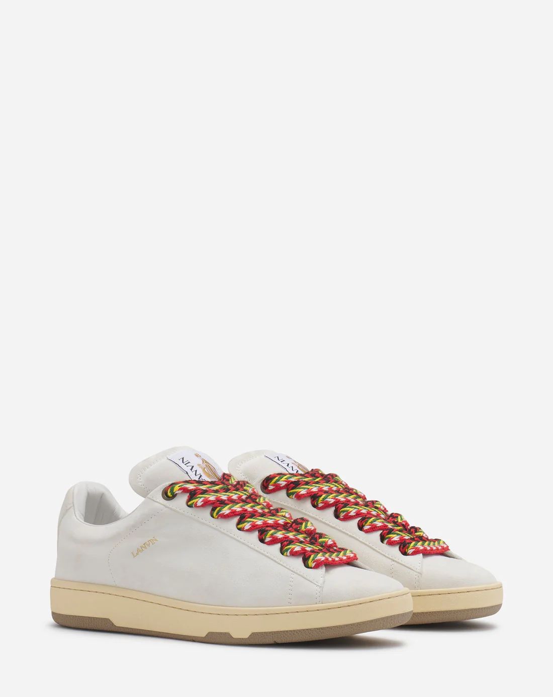 Suede Curb Lite Sneakers White