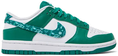 Nike Dunk Low Green Paisley