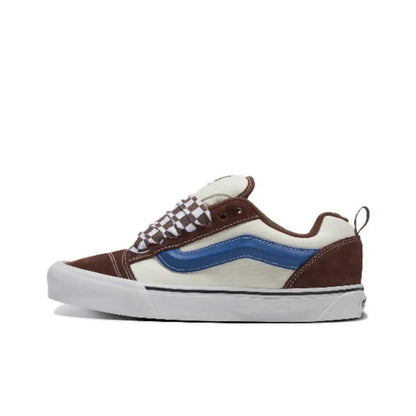 VANS KNU SKOOL LOW-TOP 'MEGA CHECK - POTTING SOIL'