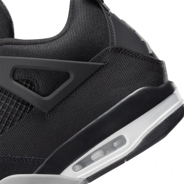 Air Jordan 4 Black Canvas