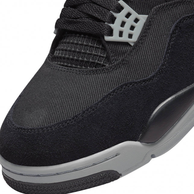 Air Jordan 4 Black Canvas